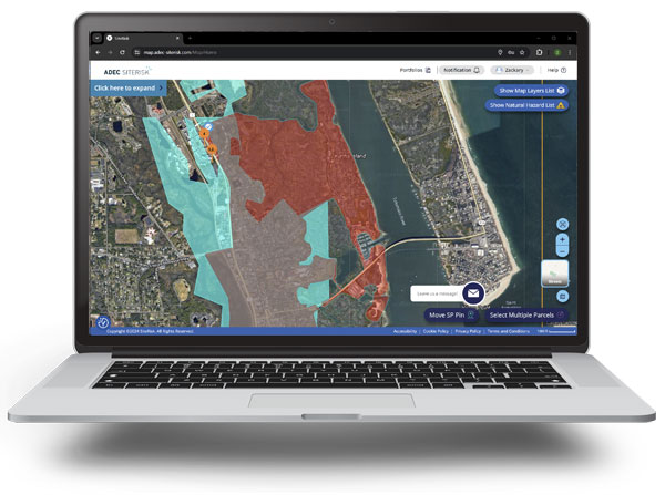 Envirosite Property Risk Map